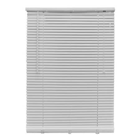 Auric Homepointe Cordless PVC Light Filtering Mini Blind, White - 1 x 34 x 64 in. AU2669031